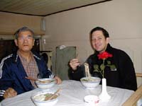 Noodles for breakfast