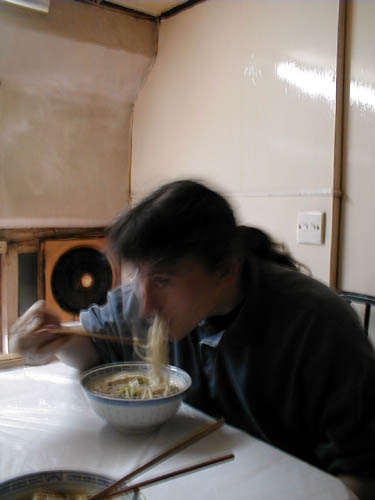 Noodles for breakfast