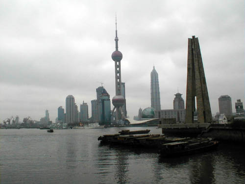 Barges on the water