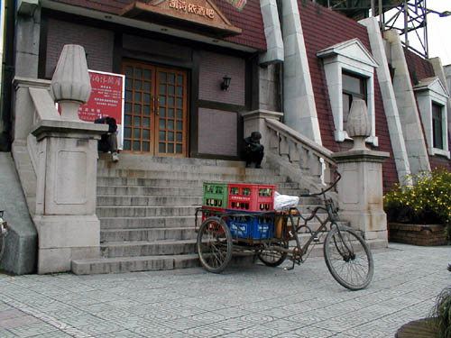 A sleeping bike