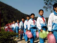 At the opening ceremony