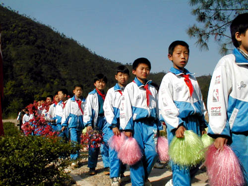 At the opening ceremony