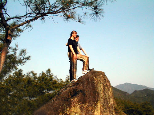 Idiots on rock