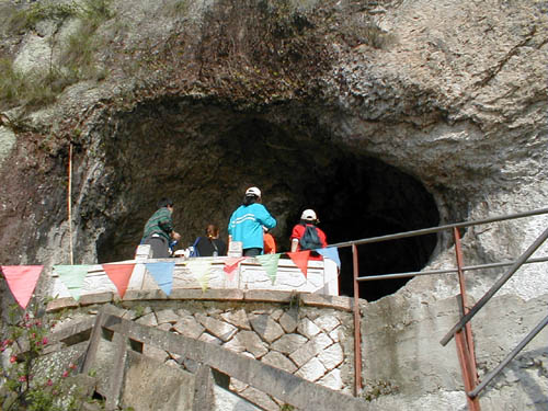 Fresh water cave