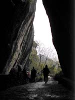 Through the passage