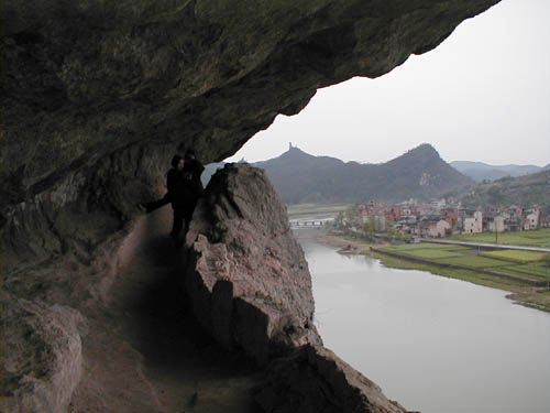 By the ledge