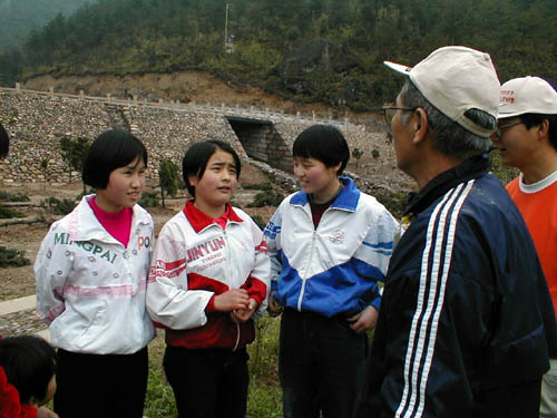 Tak and some local kids