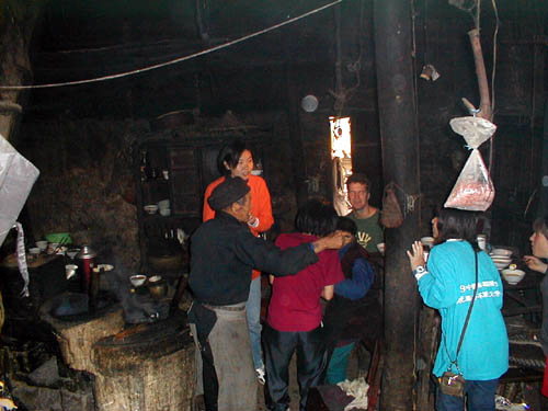 Inside the old house