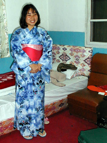Hiromi dressed up