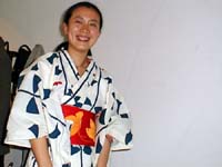 Wen Bo dressed up