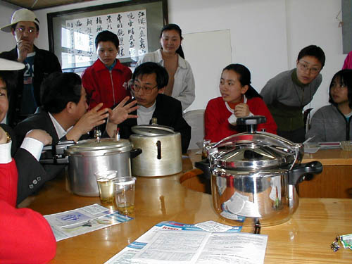 At the Pressure Cooker Factory