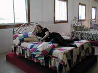 At the bedding factory