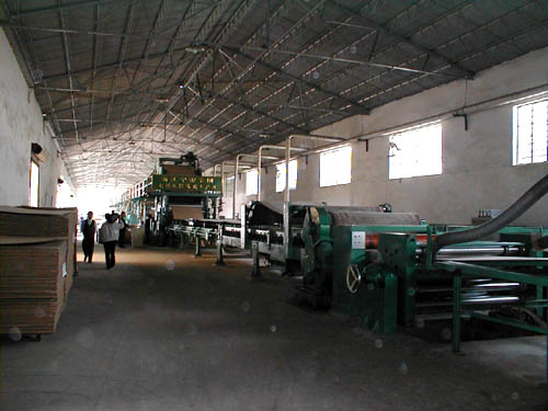At the paper factory