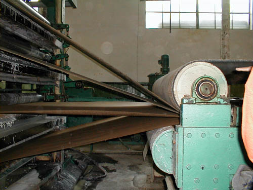 At the paper factory