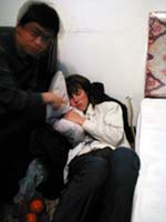 Marcela asleep