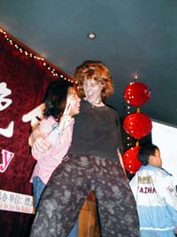 Hiromi and Katinka dancing