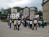 Basketball at the school