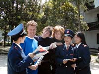 Girls in uniform