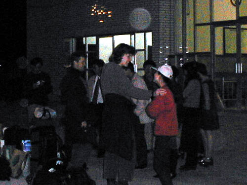 At the station